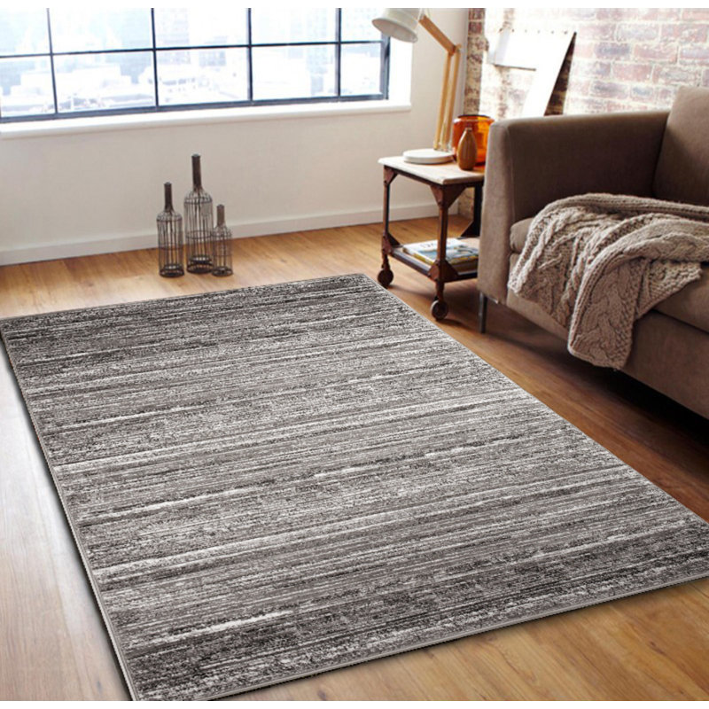 Tapis gris clair, Rectangle de 4 pi x 6 pi