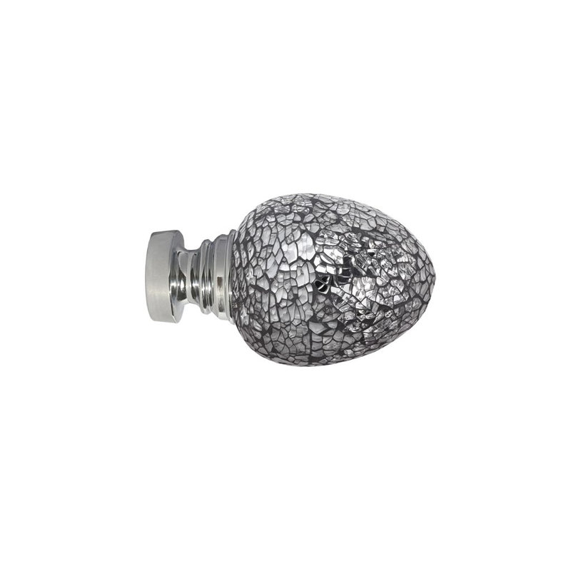 Poles Apart 26.67cm Finial, Chrome