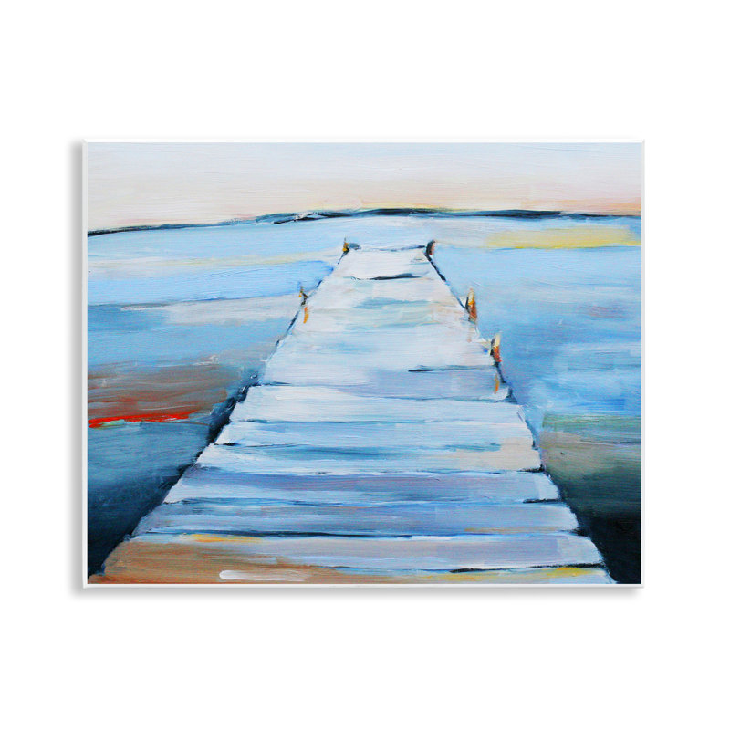 Plaque murale Wet Dock Seascape, design par 1x