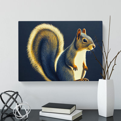 Lovely Squirrel - Wrapped Canvas