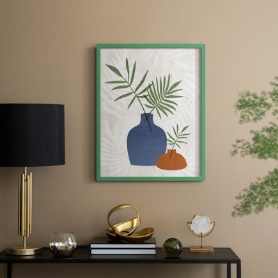 Palm Still Life I, reproduction encadrée - bois massif