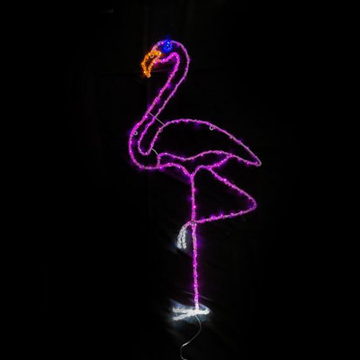 2D Flamingo: Leg and Neck Up