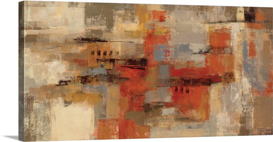 « city wall », reproduction d’art sur toile, H 30 po x l 60 po