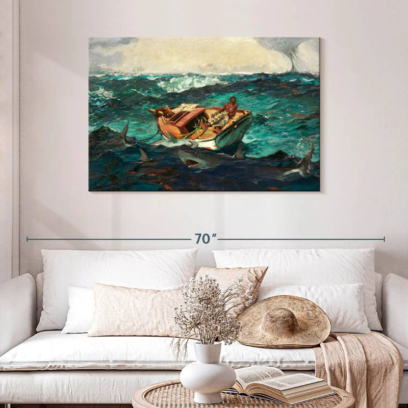 Leisha, le Gulf Stream 1899, H 30 po x l 45 po