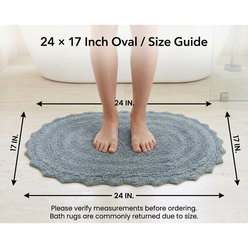 Tapis pour salle de bain, gris