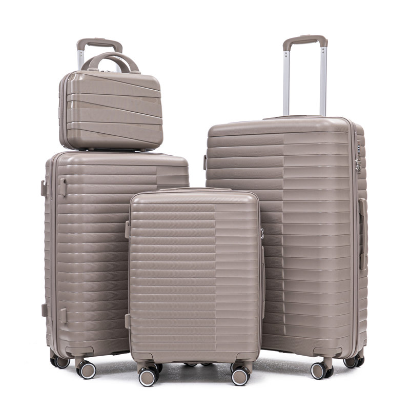 14"/20"/24"/28"  4 Pcs/Set In PP Spinner Wheel Luggage
