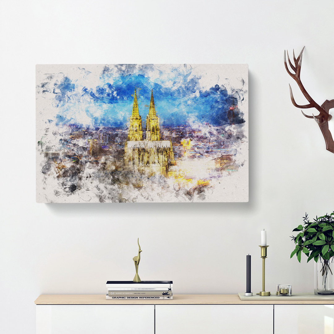 The Cologne Cathedral In Germany - Wrapped Canvas