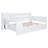 Full Size Wooden Daybed In White - 3 Drawers And Power Outlets For Convenience With Desk White, Drawers, Pine Construction-507928950-507928951