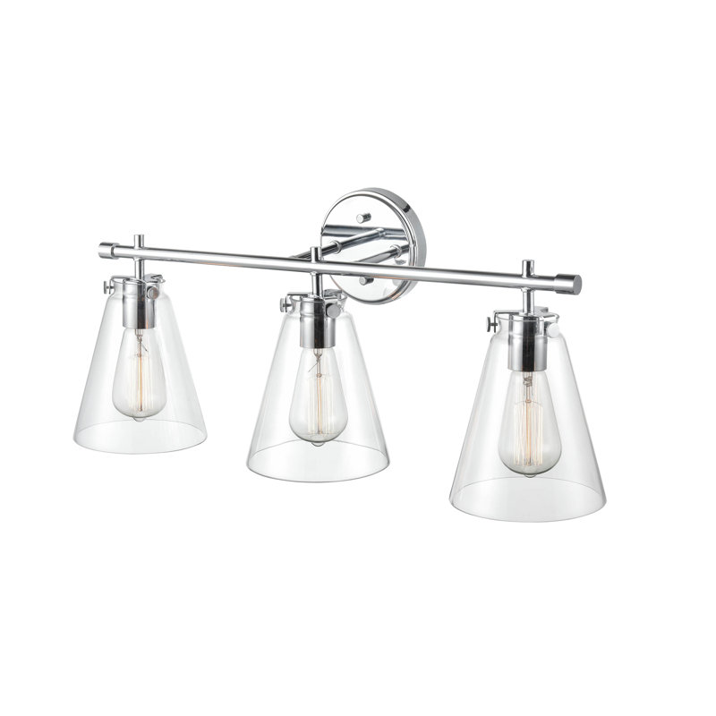 Mullinax 3 - Light Dimmable Vanity Light, Chrome