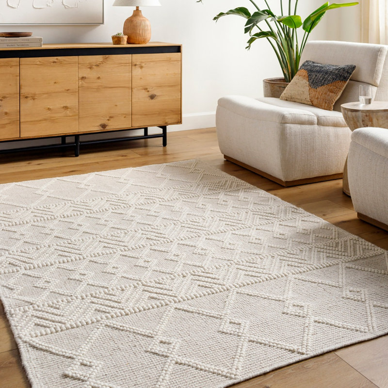 Modern Rug, Geometric Stain Resistant Easy to Clean Rug For Living Room, Dining Room, Bedroom, Kitchen