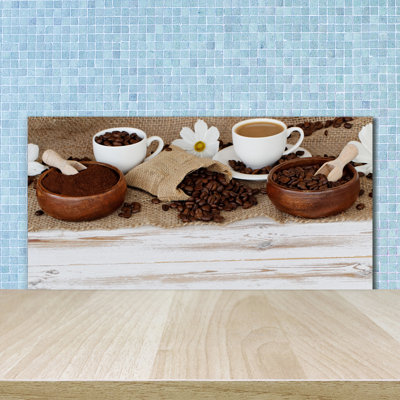 50cm W x 100cm L Glass Peel and Stick Panel
