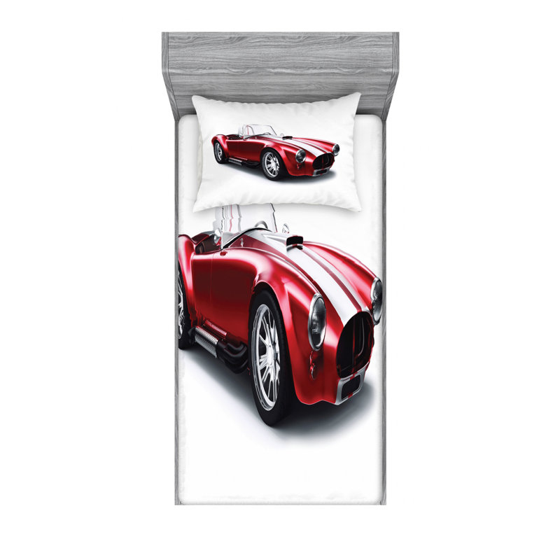 Microfiber Sheet Set, Twin Sheet Set with Fitted Sheet