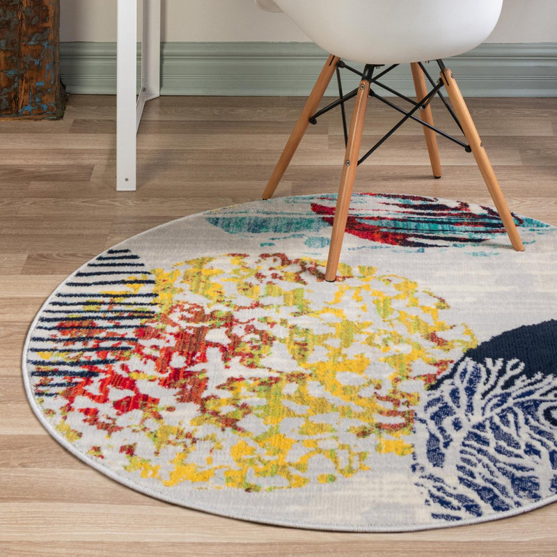 Pauletta Indoor Rug, Round 4'