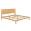 Lit plateforme en bois de bambou-1258200354
