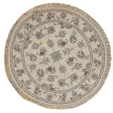 Hand Knotted Area Rug in Ivory