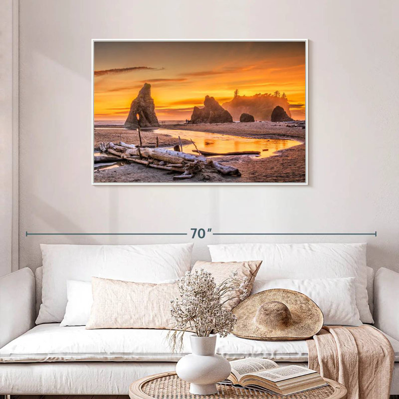 Parc national olympique I, Cadre flottant blanc, 43 po x 29 po