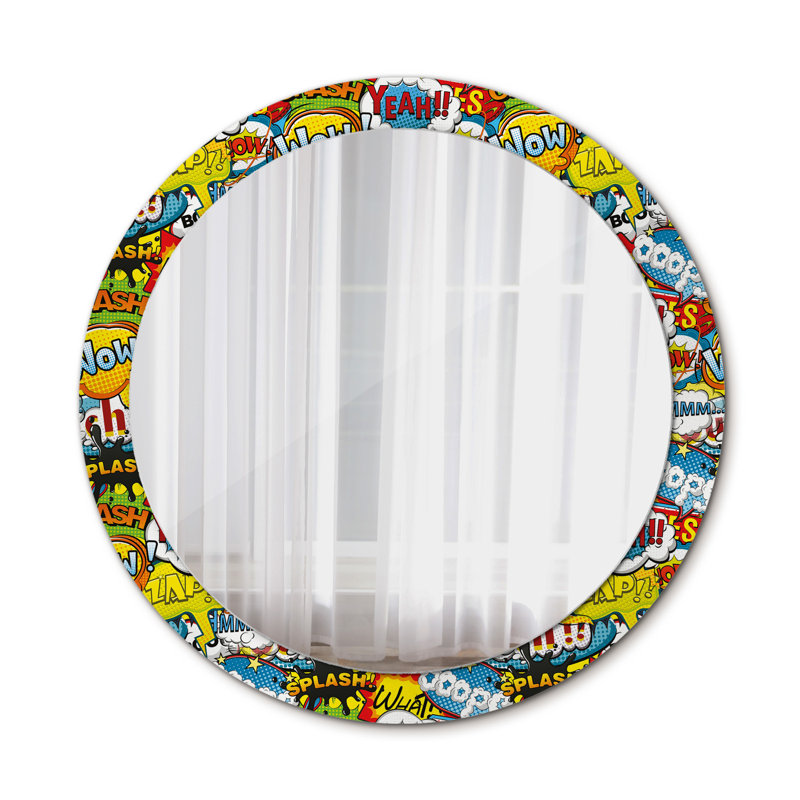 Huldar Glass Flat Wall Mirror