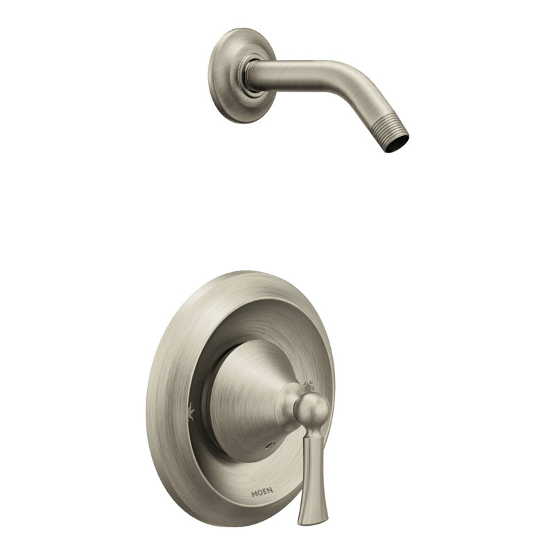 Wynford Shower Faucet with Lever Handles, Brushed Nickel