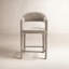Martens Upholstered Bar Stool with Metal Frame-1941179049-1941501253