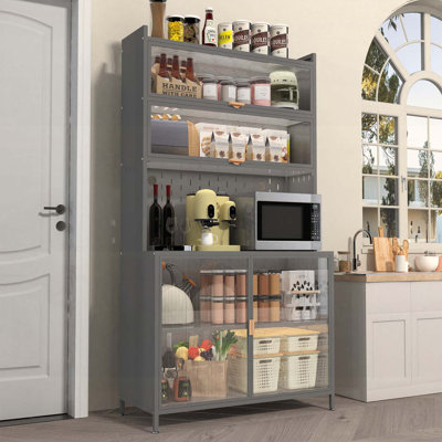 Metal Pantry Storage Cabinet
