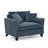 Single Sofa With Two Pillows And Sturdy Legs-937667042