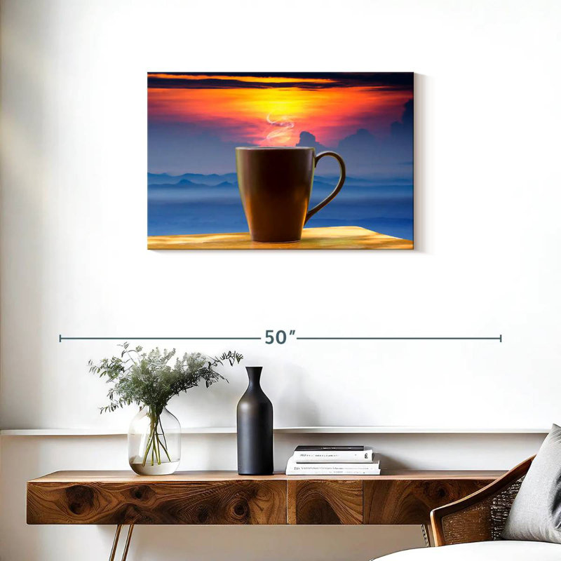 Yarlin Good Morning Coffee, 20" H x 30" W