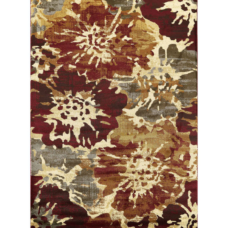 Tapis multicolore, Rectangle 5 pi 3 po x 7 pi 3 po