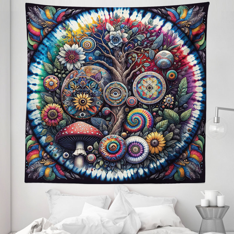 Tapisserie en microfibre, H 88 po x l 88 po