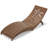 HDPE Foldable In-Pool Outdoor Chaise Lounge - Set of 2, Teak-126552655