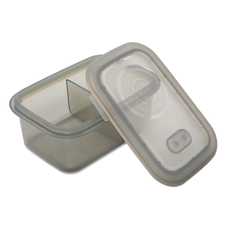 Verre en silicone 23,6 oz Contenant alimentaire, Gris