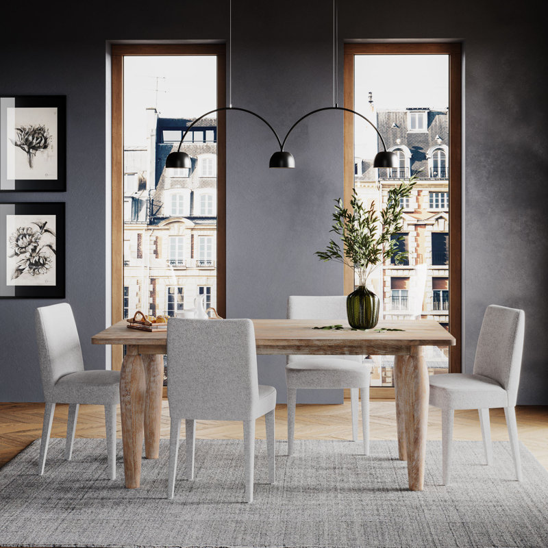 Akakios 20'' H Upholstered Side Chair, Platinum
