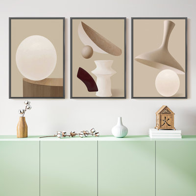 " Abstract Modern " 3 - Pieces