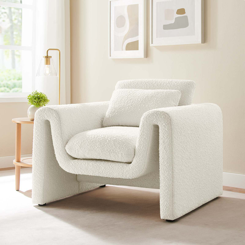 Modway Waverly Armchair, Ivory 
