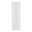 Tringle suspendue 1 pièce en bois d'ingénierie blanc 19,5 x 23,3 x 76,8 po