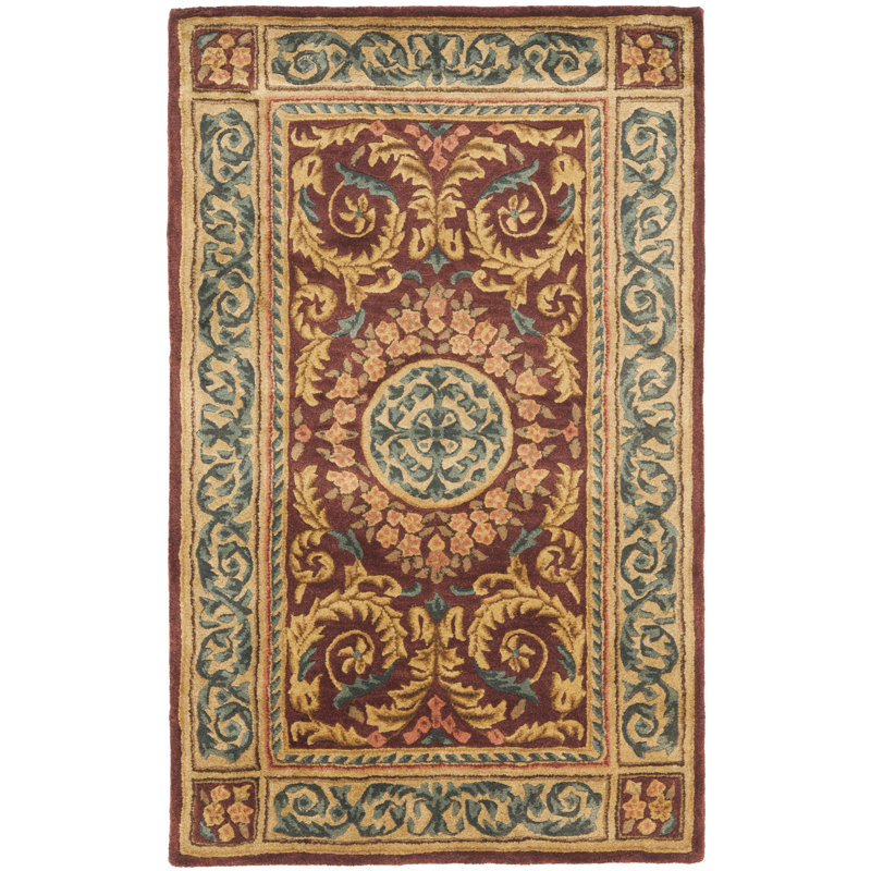 Loren Hand Tufted Wool Oriental Rug, Rectangle 3' x 5'