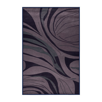 Tapis mauve lavable à la machine