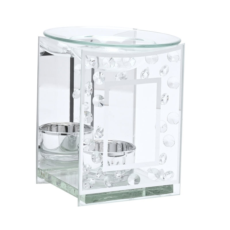 12Cm Glass Tabletop Wax Warmer