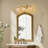Tomaz 3-Light Floral Wall Sconce With Green Or Amber Glass Shades-42747062