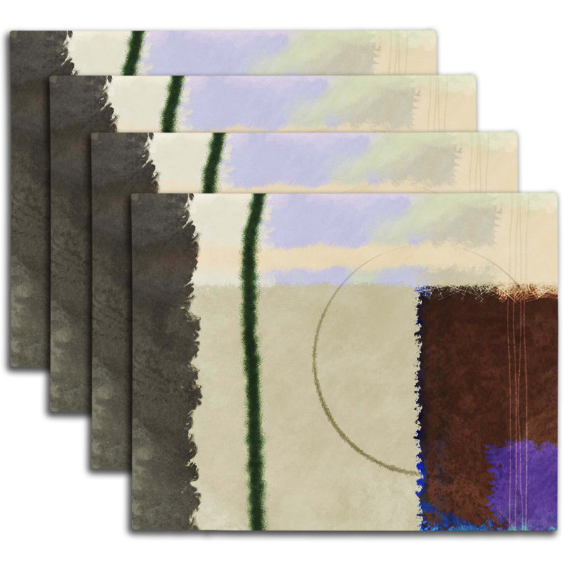 Napperon abstrait en polyester