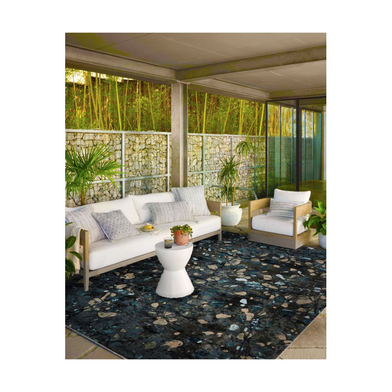 Tapis tissé lavable, Sous-tapis carré 3 pi 3 po inclus