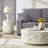 15.75" Round Fibreglass End Table