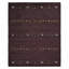 Tapis écologiques en laine nouée à la main Brystin - couleur brune | Design contemporain contemporain, tapis antidérapants épais faits à la main pour salon, chambre à coucher-904514904