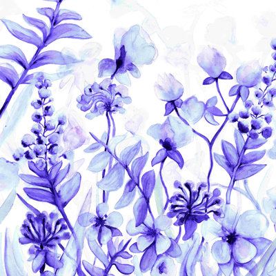 " Purple Flower Dream " Watercolor Painting