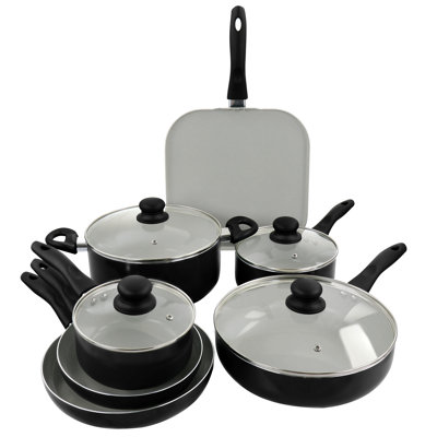 11 - Piece Non-Stick Aluminum Cookware Set