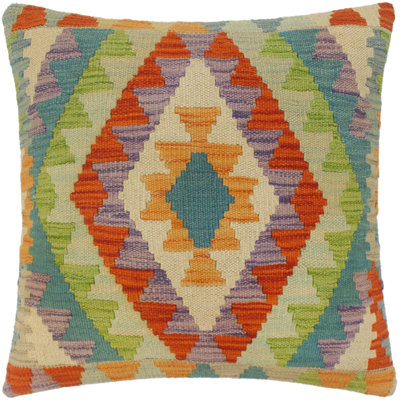 Turkish Kilim Pillow Geometric Throw Pillow
