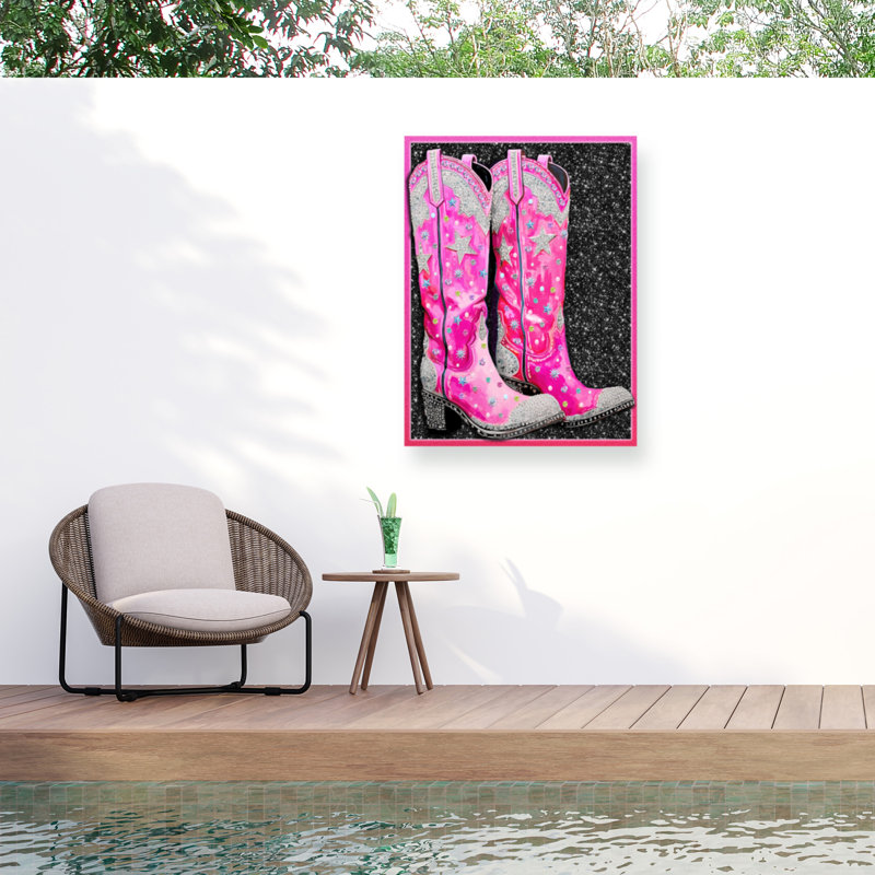 Bottes Jess Stempel sur toile extérieure noire, H 14 po x l 19 po