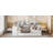 Wooden Daybed With 3 Drawers, USB Ports and desk-917014318-922188056