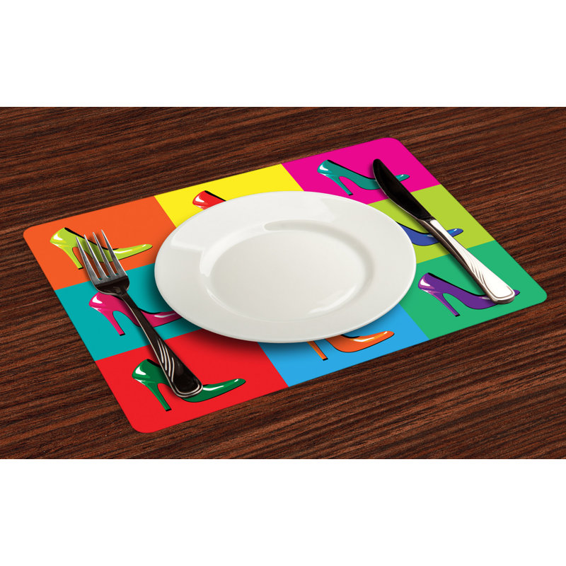Polyester Abstract Rectangle Placemat