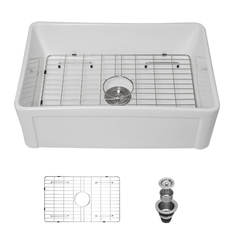 Reversible Ceramic Farmhouse Sink - Versatile Design
