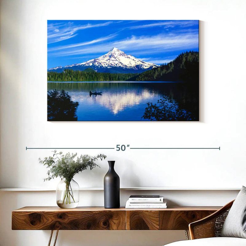 Alvord Kayaking At Mount Hood, 26" H x 39" W